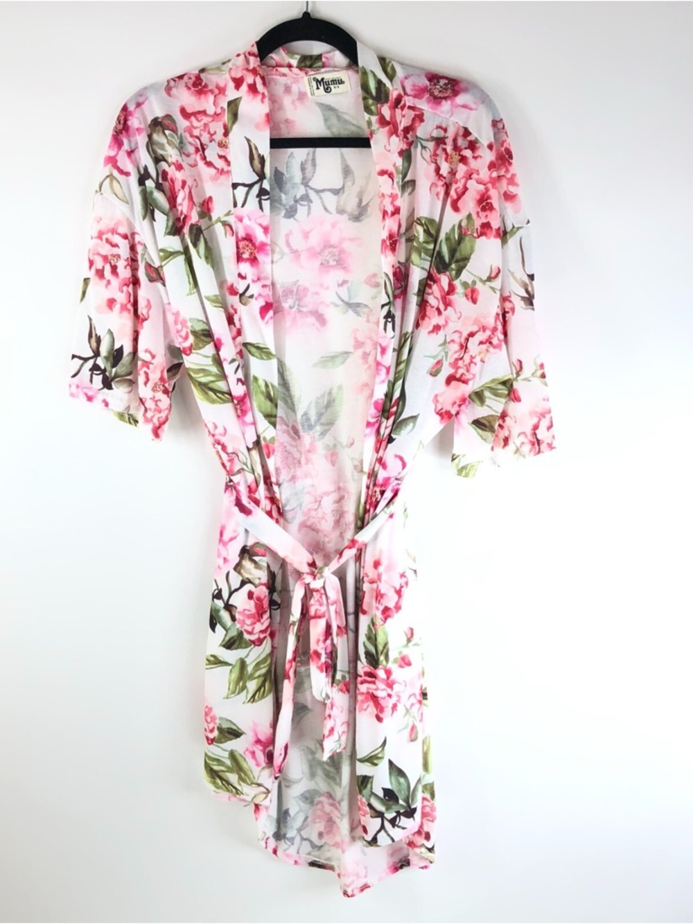Show me your mumu Floral Pink & Green Robe